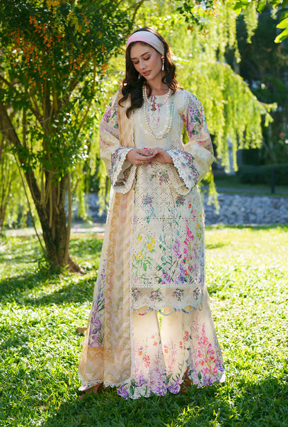 AJR PRINTED CHIKANKARI UNSTITCHED'26| LILA