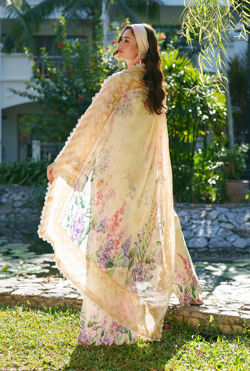 AJR PRINTED CHIKANKARI UNSTITCHED'26| LILA