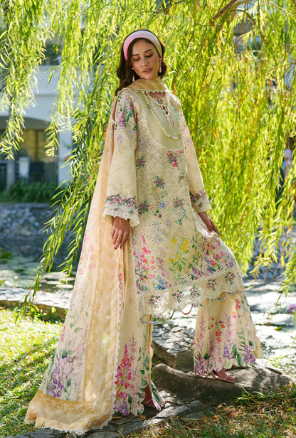 AJR PRINTED CHIKANKARI UNSTITCHED'26| LILA