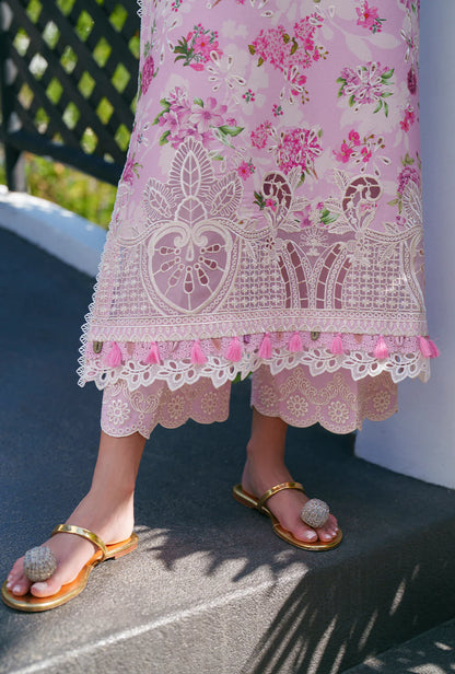 AJR PRINTED CHIKANKARI UNSTITCHED'26| RUMI