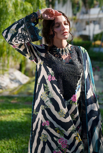 AJR PRINTED CHIKANKARI UNSTITCHED'26| IRIS