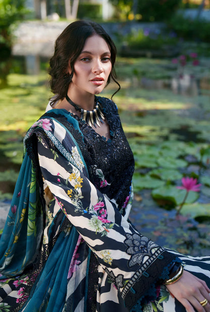 AJR PRINTED CHIKANKARI UNSTITCHED'26| IRIS