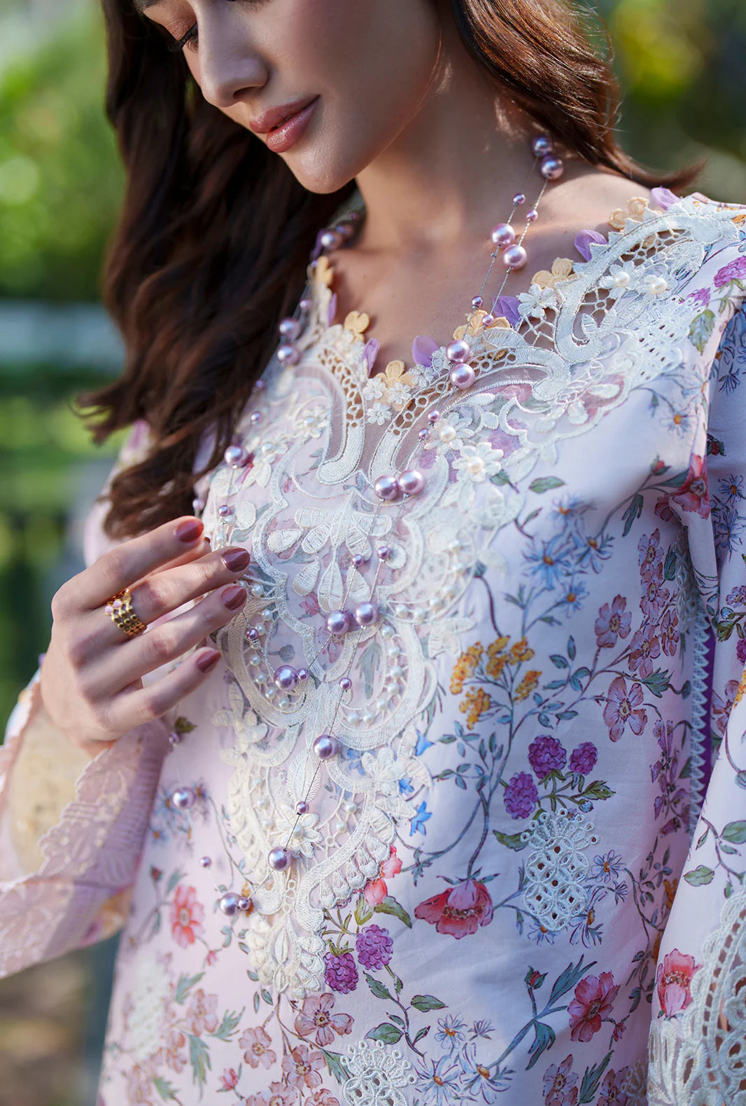 AJR PRINTED CHIKANKARI UNSTITCHED'26| ZURI