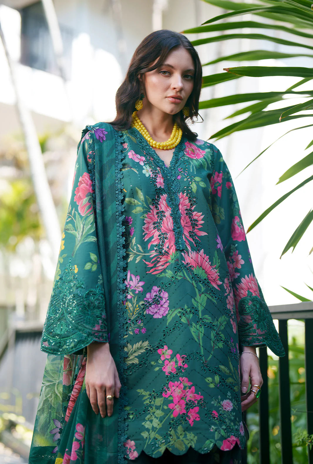 AJR PRINTED CHIKANKARI UNSTITCHED'26| TALI