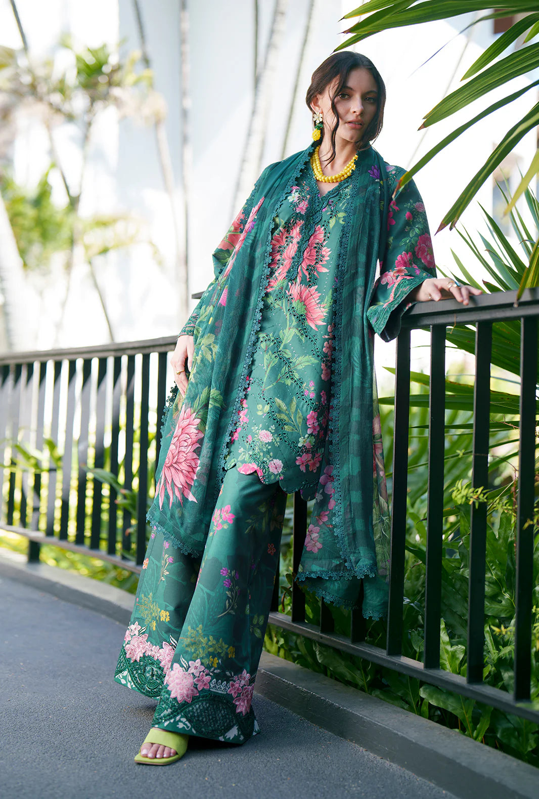 AJR PRINTED CHIKANKARI UNSTITCHED'26| TALI