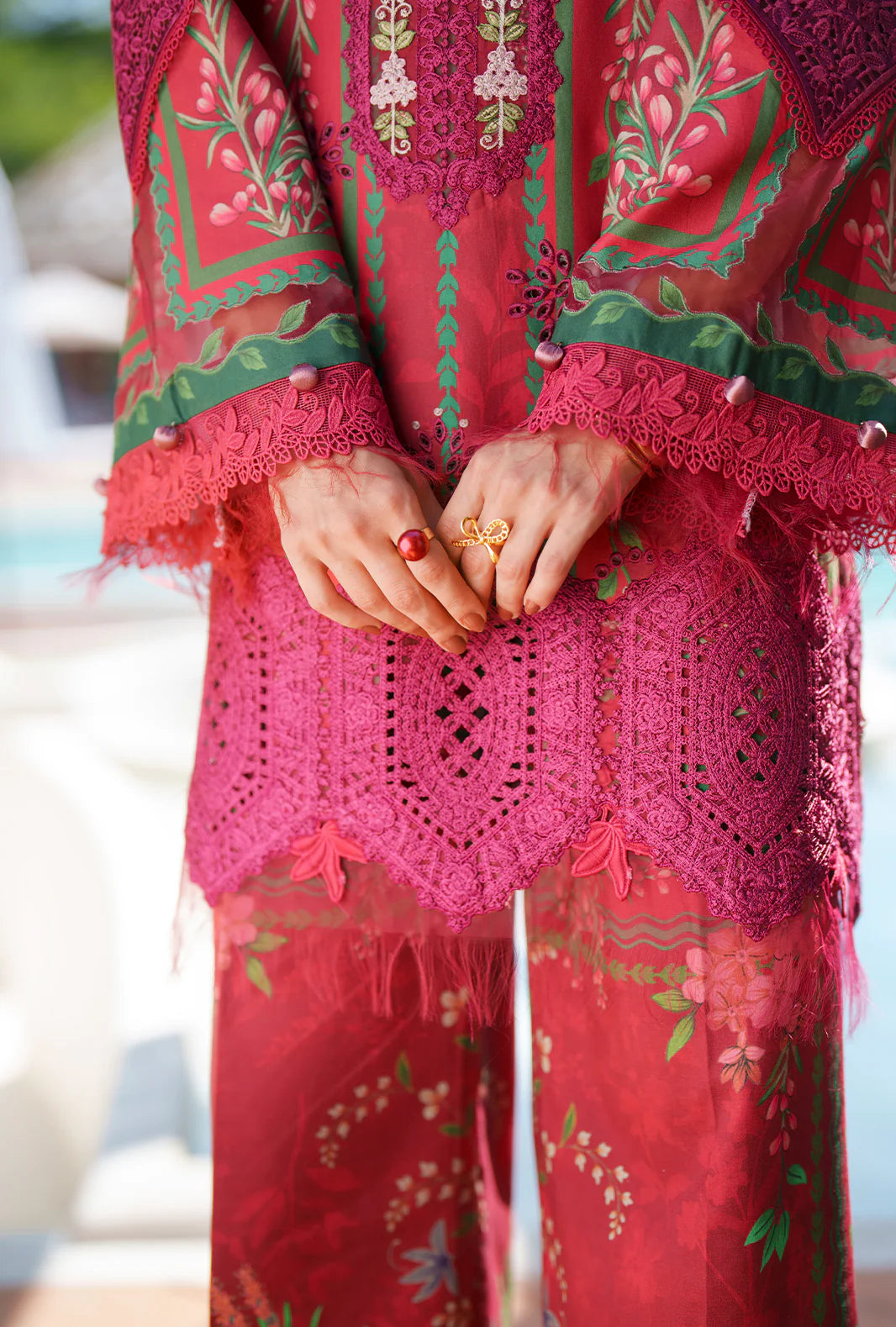 AJR PRINTED CHIKANKARI UNSTITCHED'26| AMAIRA
