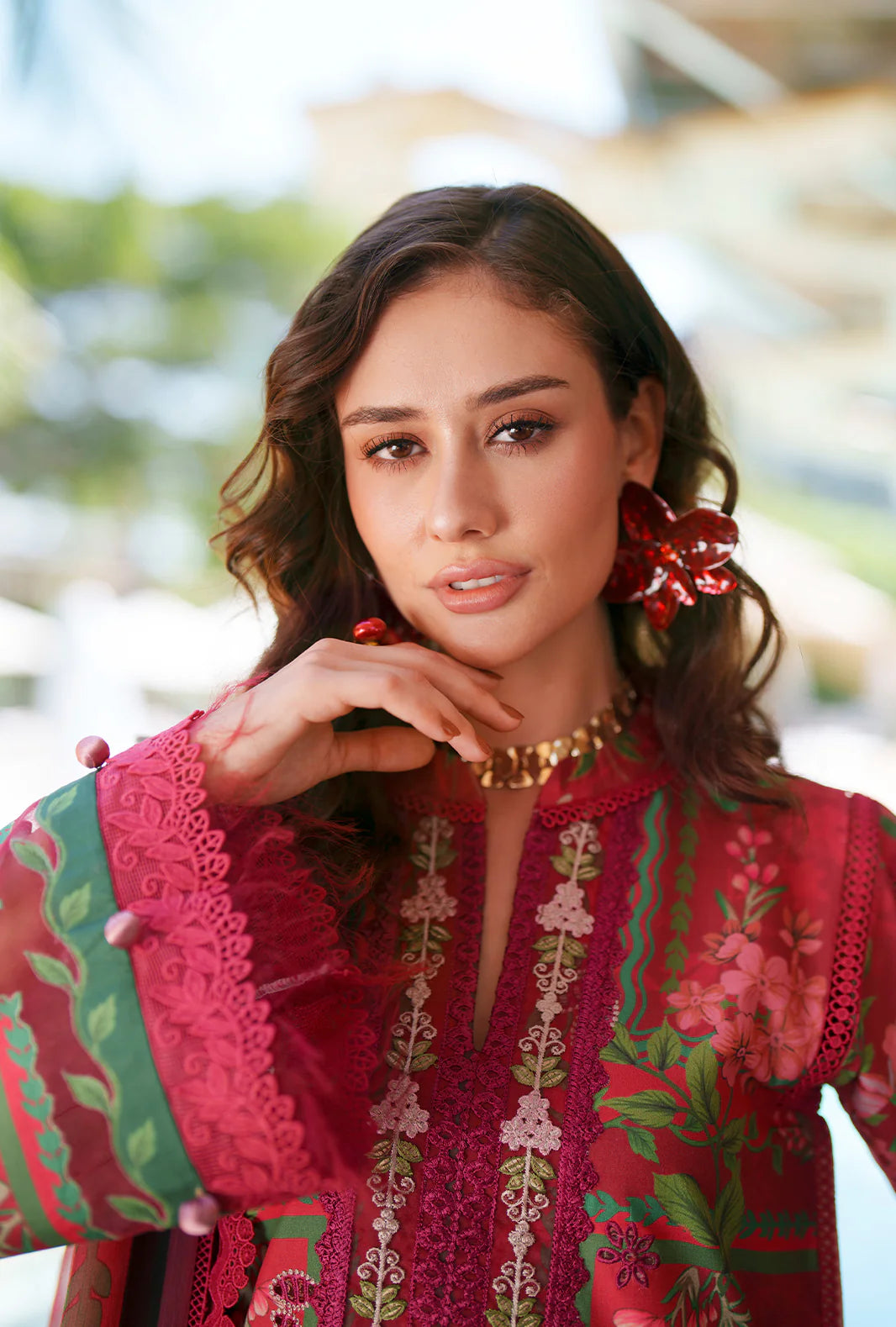 AJR PRINTED CHIKANKARI UNSTITCHED'26| AMAIRA