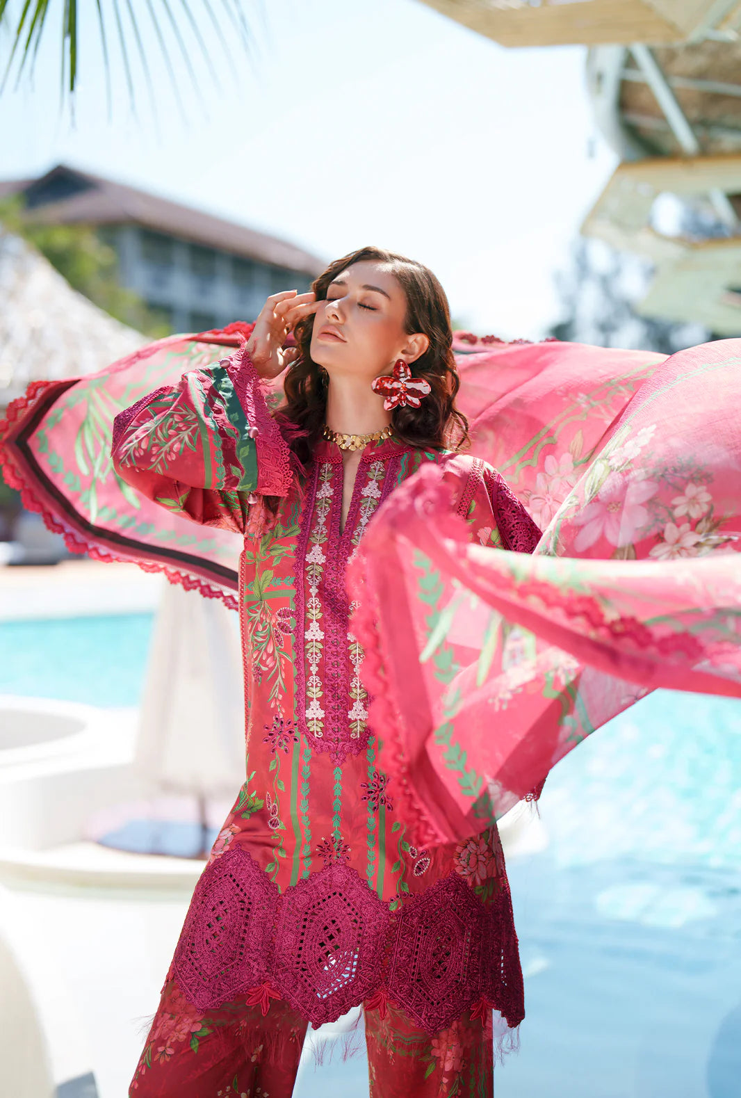 AJR PRINTED CHIKANKARI UNSTITCHED'26| AMAIRA