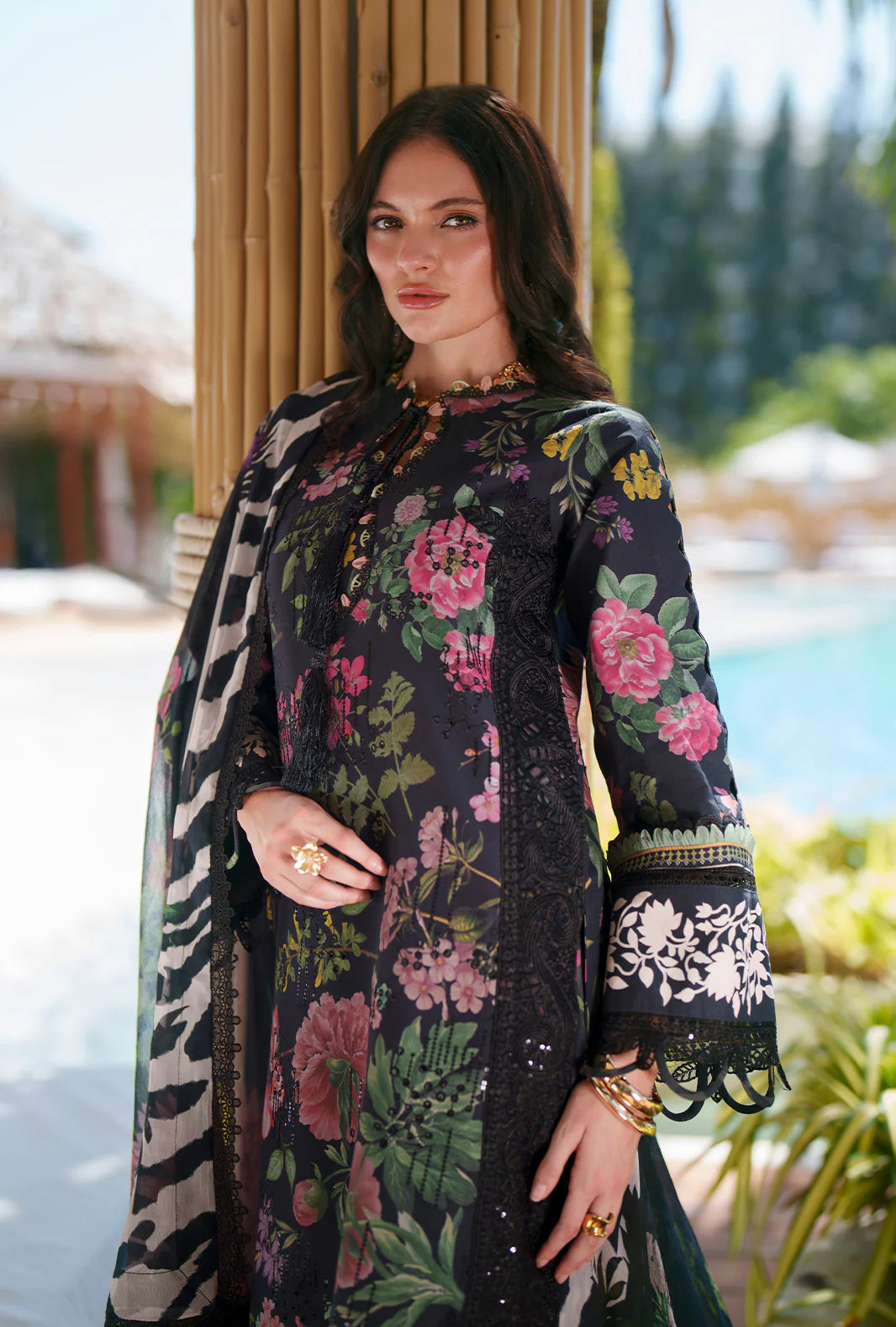 AJR PRINTED CHIKANKARI UNSTITCHED'26| VERA
