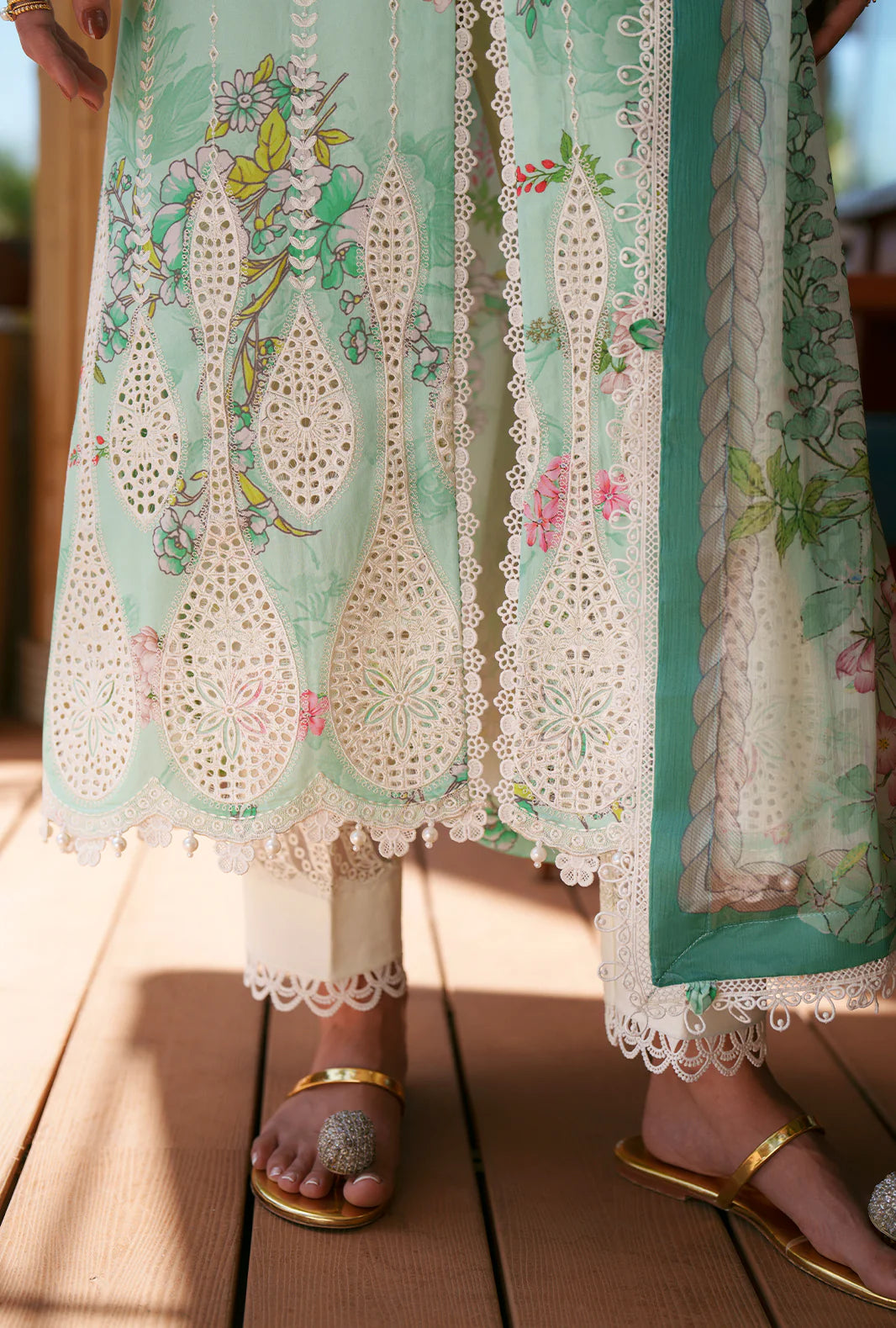 AJR PRINTED CHIKANKARI UNSTITCHED'26| ELIYA