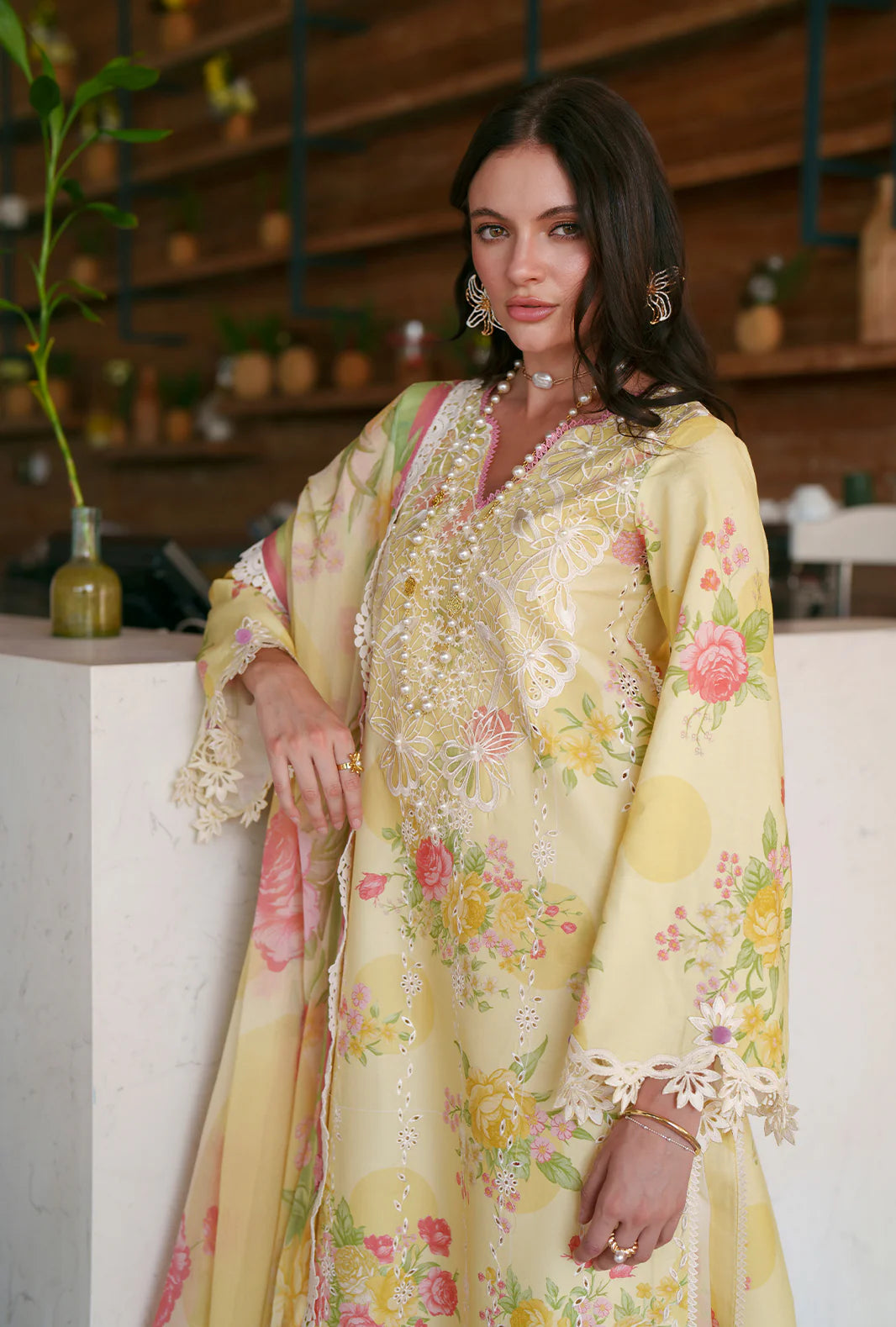 AJR PRINTED CHIKANKARI UNSTITCHED'26| FEYA