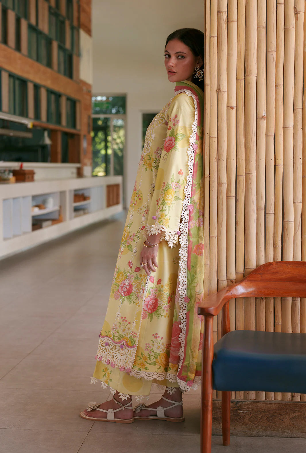 AJR PRINTED CHIKANKARI UNSTITCHED'26| FEYA