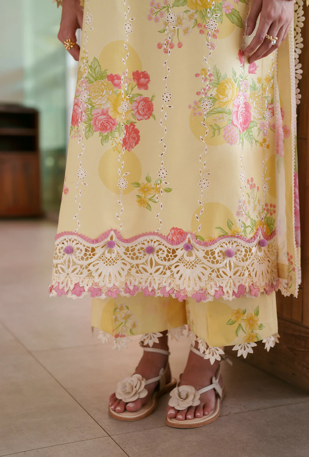 AJR PRINTED CHIKANKARI UNSTITCHED'26| FEYA