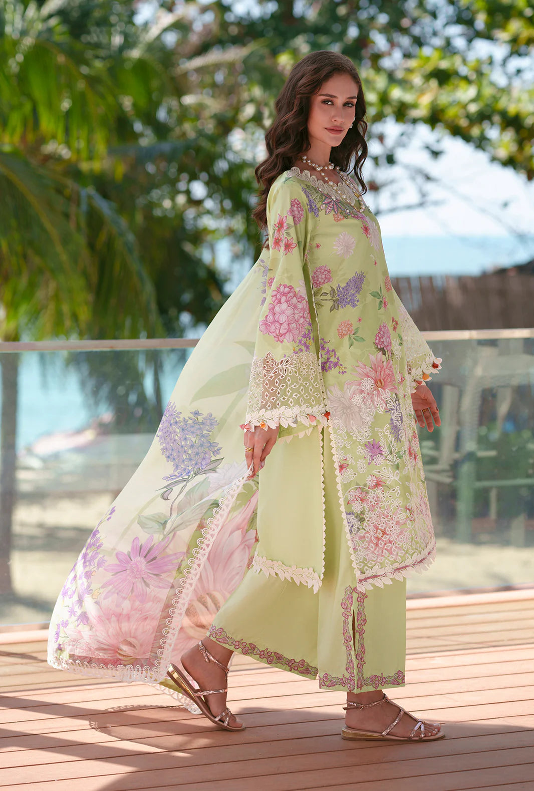 AJR PRINTED CHIKANKARI UNSTITCHED'26| RIWA