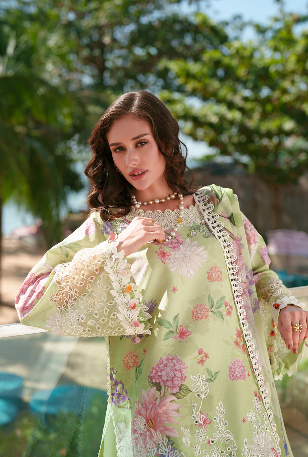 AJR PRINTED CHIKANKARI UNSTITCHED'26| RIWA