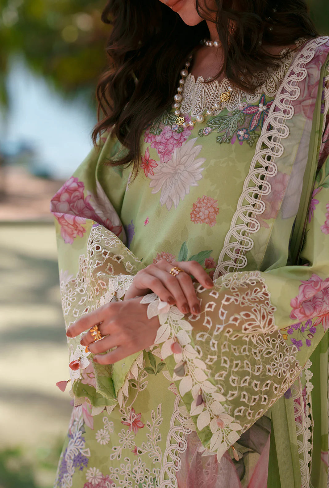 AJR PRINTED CHIKANKARI UNSTITCHED'26| RIWA