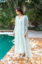 Azure Embroidered 3pcs Mint Breeze