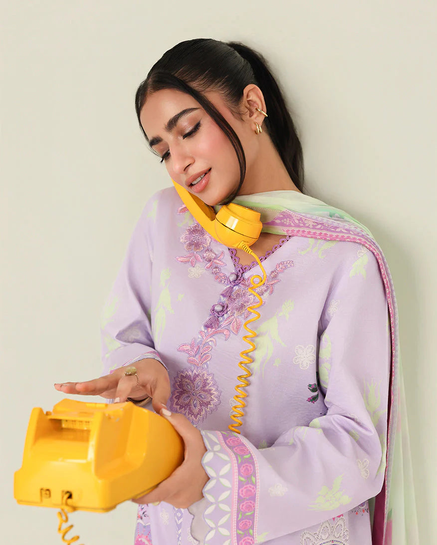 ROHEENAZ ROSETTE UNSTITCHED COLLECTION'26 | Azure days