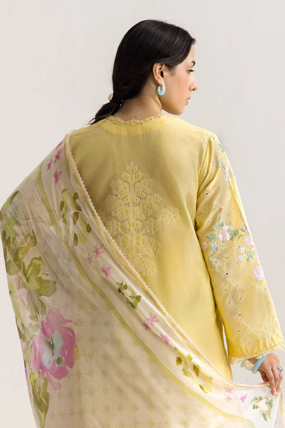 COCO BY ZARA SHAHJAHAN LAWN VOL 2 '26 - UNSTITCHED SIA-1B (RUST ORANGE)