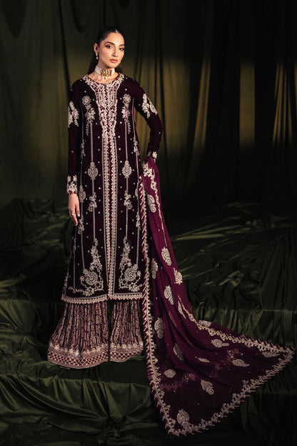 Qalamkar Velvet Edit 2024 - BK-01 AMANI