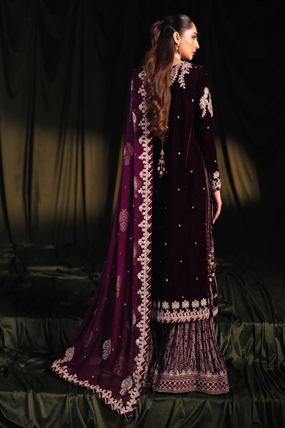 Qalamkar Velvet Edit 2024 - BK-01 AMANI