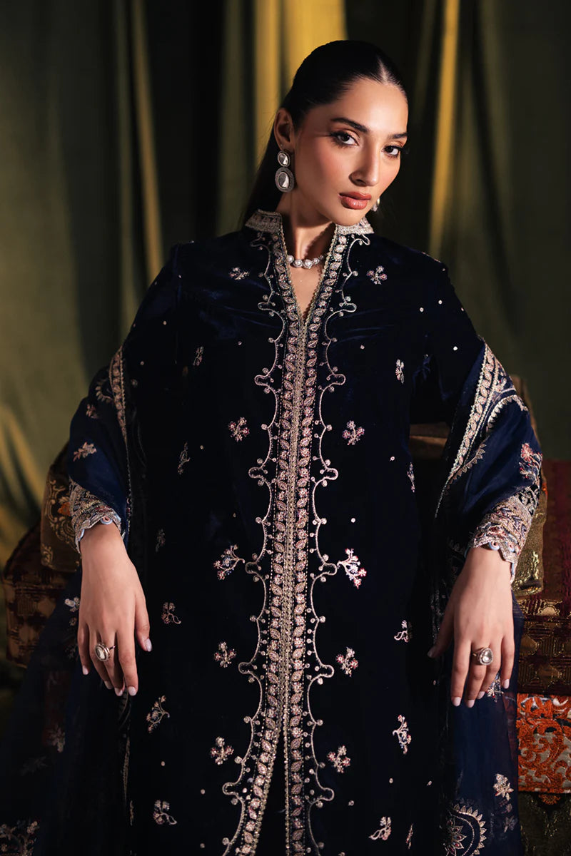 Qalamkar Velvet Edit 2024 - BK-05 DALIA