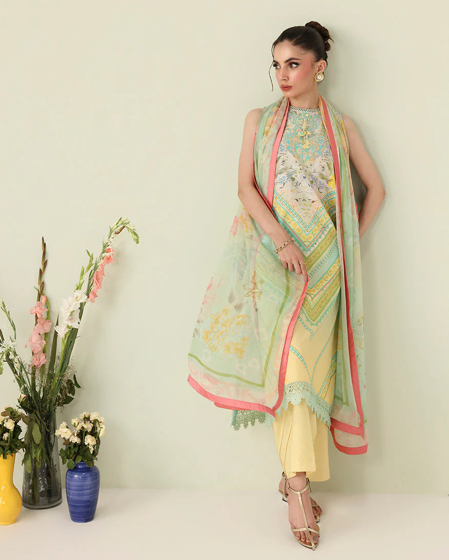 ROHEENAZ ROSETTE UNSTITCHED COLLECTION'26 | Bloomed Muse