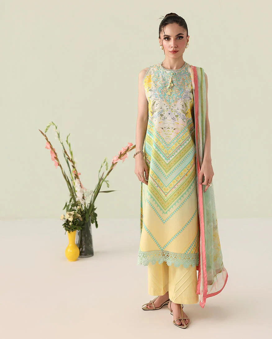 ROHEENAZ ROSETTE UNSTITCHED COLLECTION'26 | Bloomed Muse