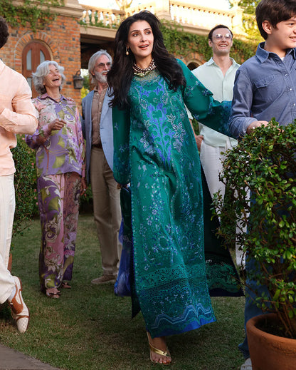 A MOI LUXURY LAWN BY MUSHQ UNSTITCHED'26 | Blooming Romance