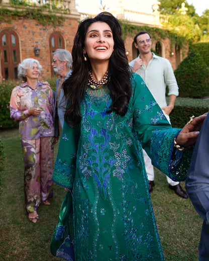 A MOI LUXURY LAWN BY MUSHQ UNSTITCHED'26 | Blooming Romance