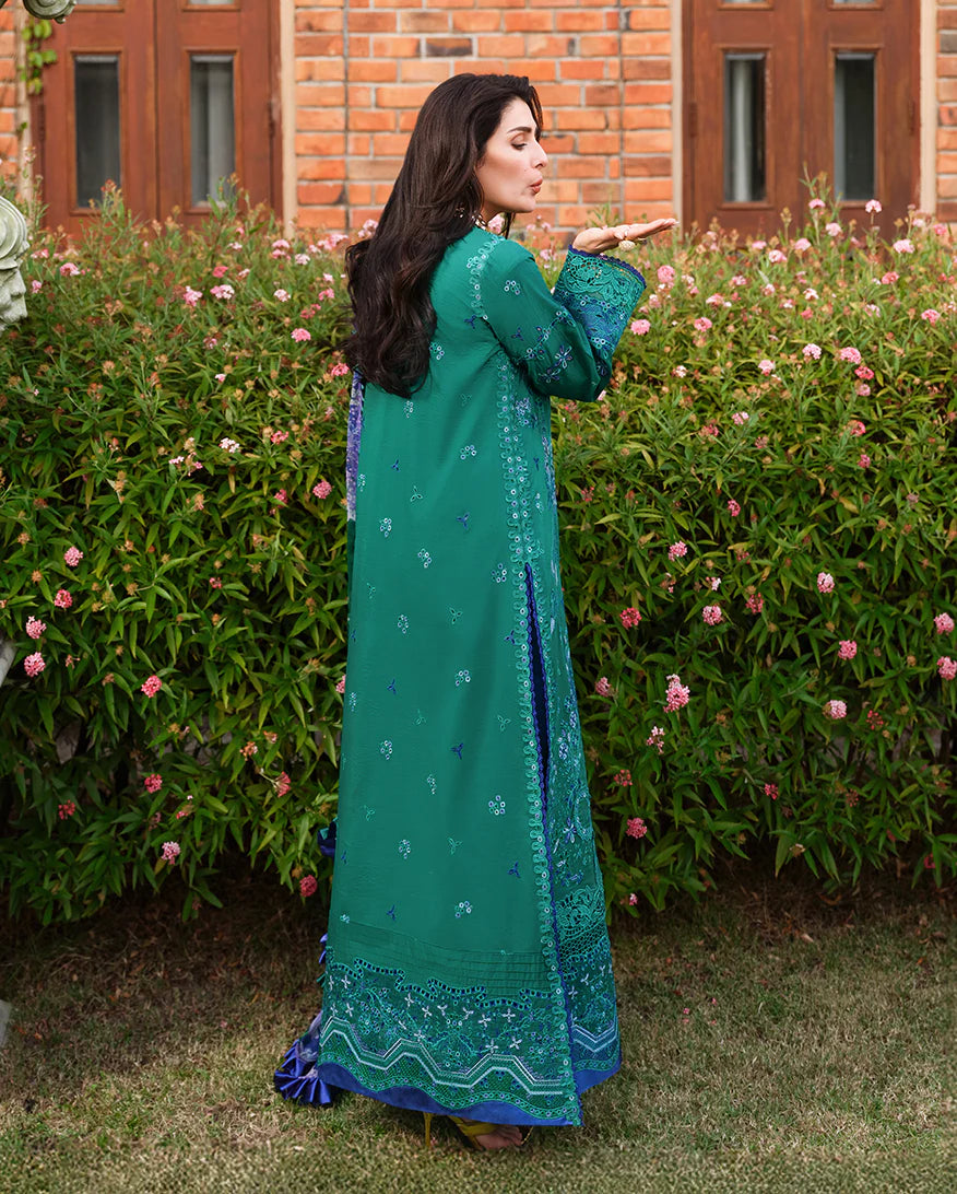 A MOI LUXURY LAWN BY MUSHQ UNSTITCHED'26 | Blooming Romance