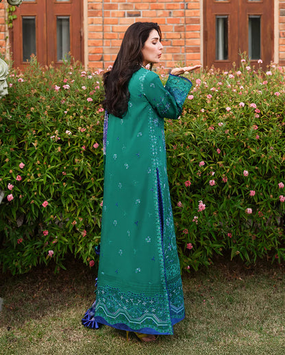 A MOI LUXURY LAWN BY MUSHQ UNSTITCHED'26 | Blooming Romance