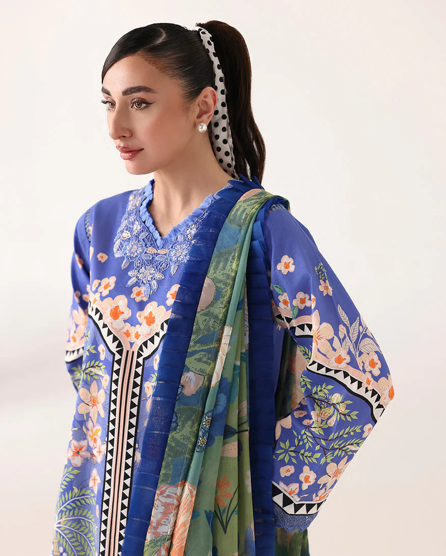 ROHEENAZ ROSETTE UNSTITCHED COLLECTION'26 | Breeze of Dawn