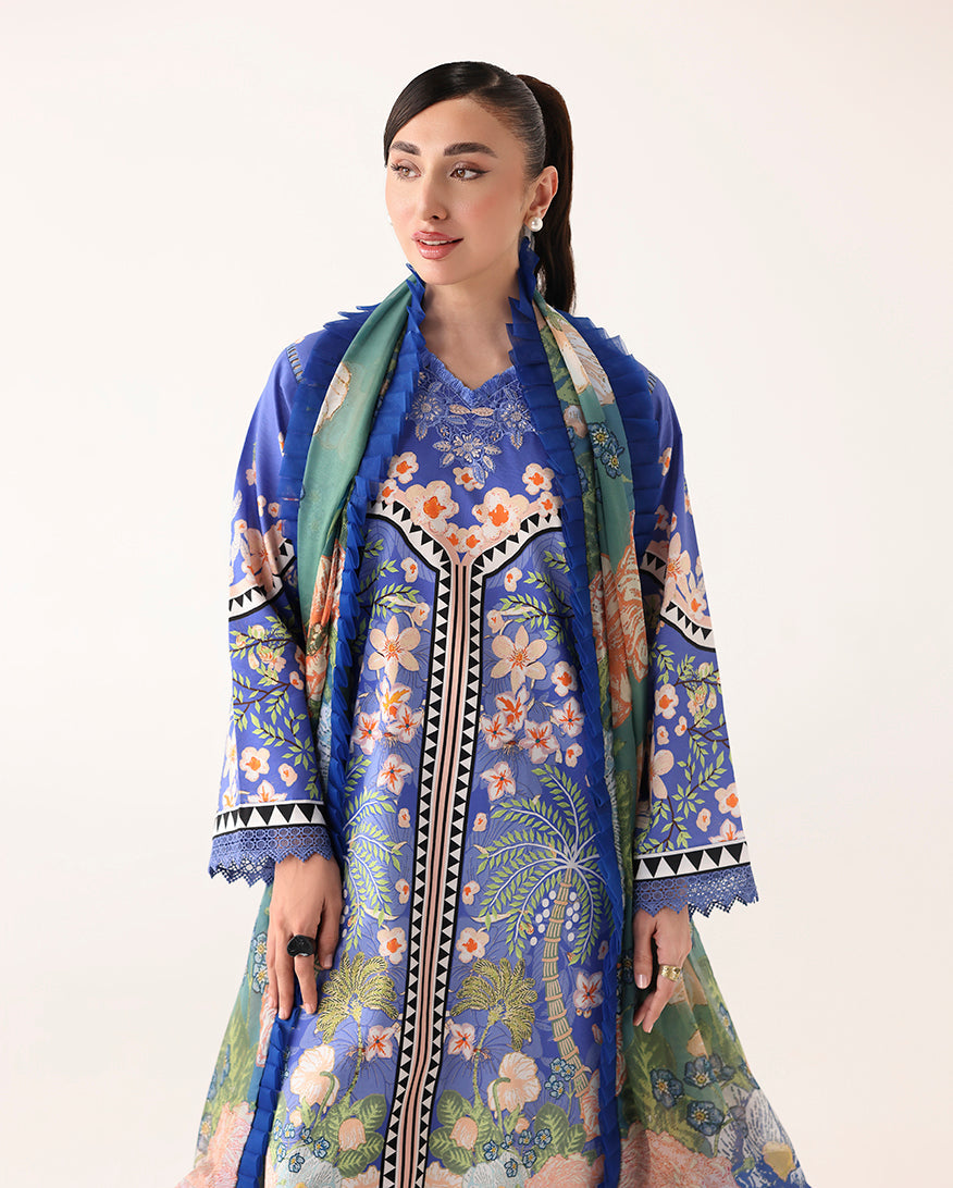 ROHEENAZ ROSETTE UNSTITCHED COLLECTION'26 | Breeze of Dawn