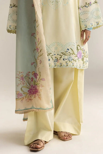 COCO BY ZARA SHAHJAHAN LAWN VOL 2 '26 - UNSTITCHED KIAN-8A