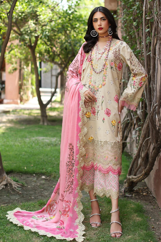 Charizma - Combination Embroidered Lawn Collection 2025 Vol-04 - CCS4-19