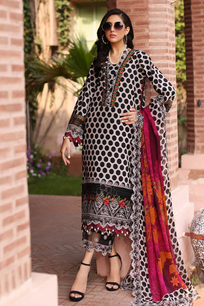 Charizma - Combination Embroidered Lawn Collection 2025 Vol-04 - CCS4-21