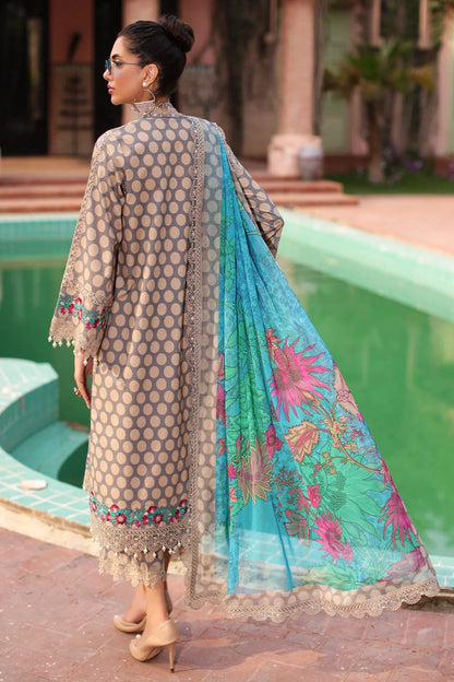 Charizma - Combination Embroidered Lawn Collection 2025 Vol-04 - CCS4-22