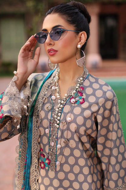 Charizma - Combination Embroidered Lawn Collection 2025 Vol-04 - CCS4-22