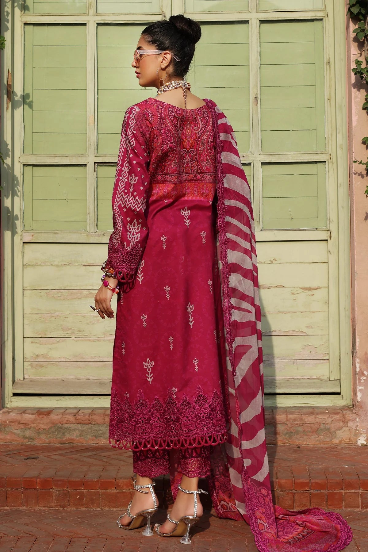 Charizma - Combination Embroidered Lawn Collection 2025 Vol-04 - CCS4-23