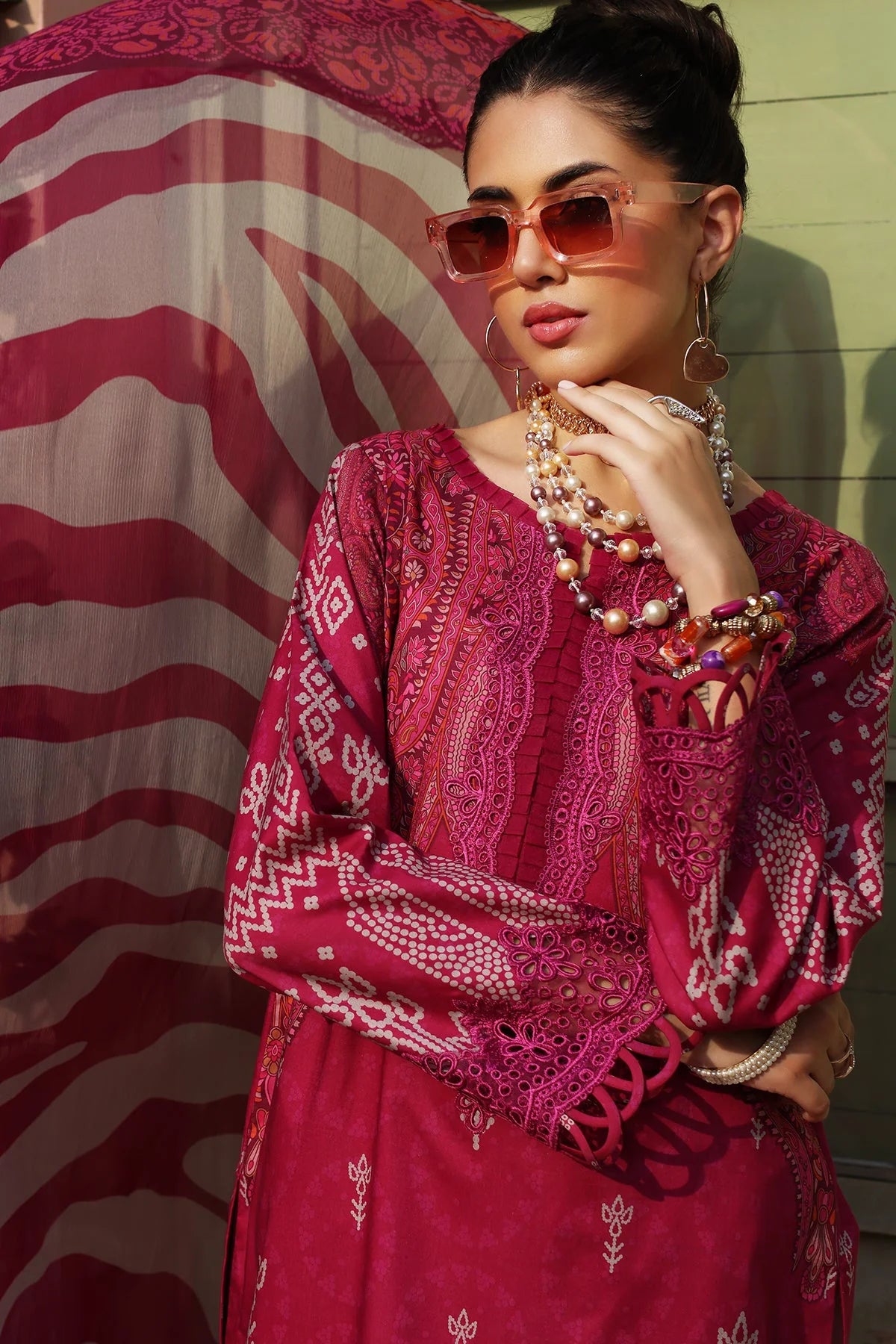 Charizma - Combination Embroidered Lawn Collection 2025 Vol-04 - CCS4-23