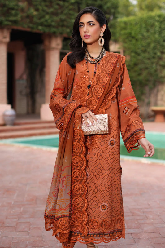 Charizma - Combination Embroidered Lawn Collection 2025 Vol-04 - CCS4-25