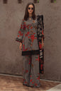 CHARIZMA C PRINT UNSTITCHED LINEN V1 COLLECTION'26| D4