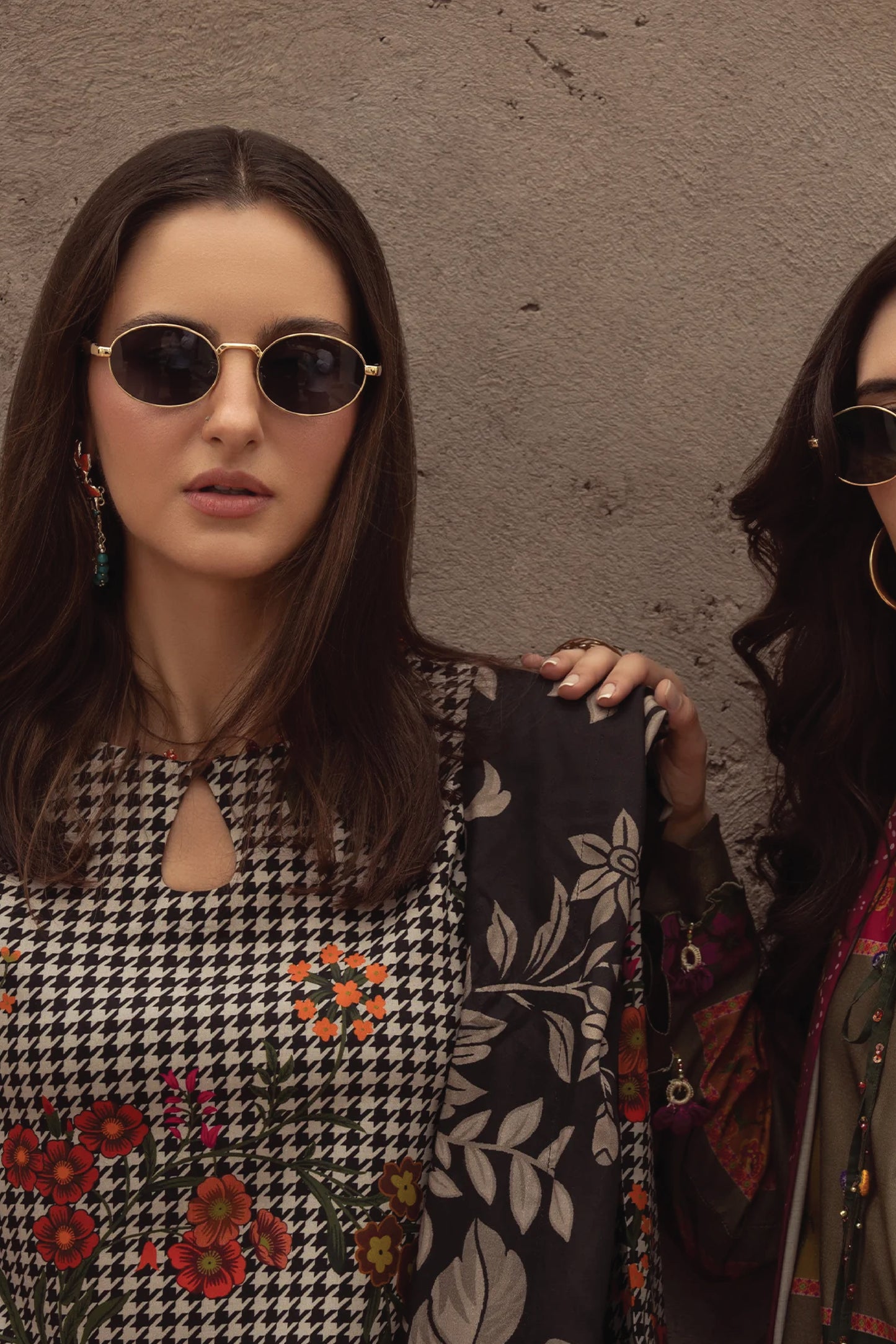 CHARIZMA C PRINT UNSTITCHED LINEN V1 COLLECTION'26| D4