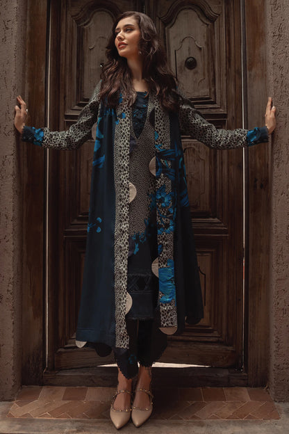 CHARIZMA C PRINT UNSTITCHED LINEN V1 COLLECTION'26| D2
