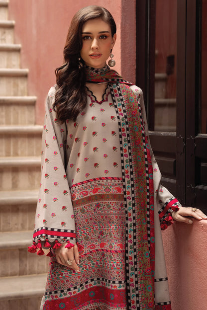 CHARIZMA C PRINT UNSTITCHED LINEN V1 COLLECTION'26| D1