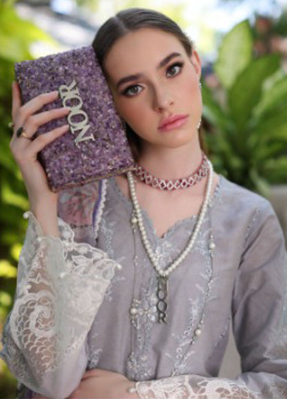 Noor By Saadia Asad Luxury Chikankari Lawn 2024 | NSA24C D-1B