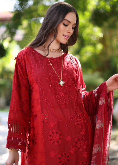 Noor By Saadia Asad Luxury Chikankari Lawn 2024 | NSA24C D-2B