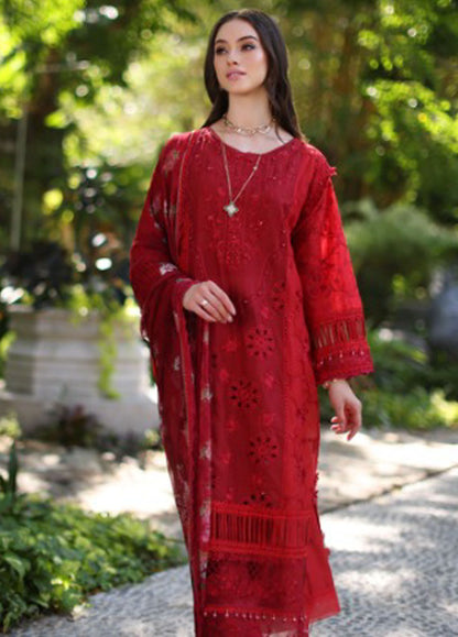 Noor By Saadia Asad Luxury Chikankari Lawn 2024 | NSA24C D-2B