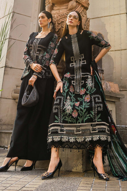 MARIA B LUXURY LAWN EID EDIT UNSTITCHED'26 - D11 (Charcoal Dark Teal)